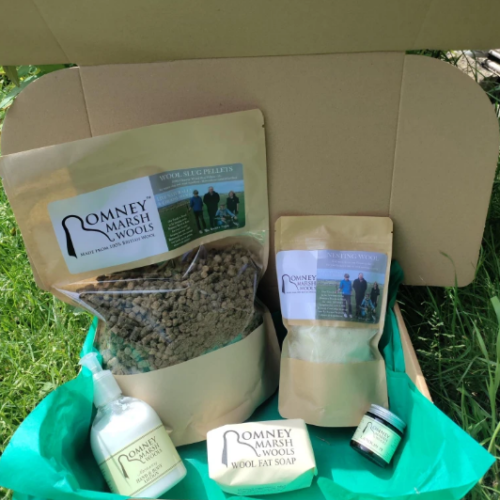 Romney M Arsh Wools Gardeners gift box