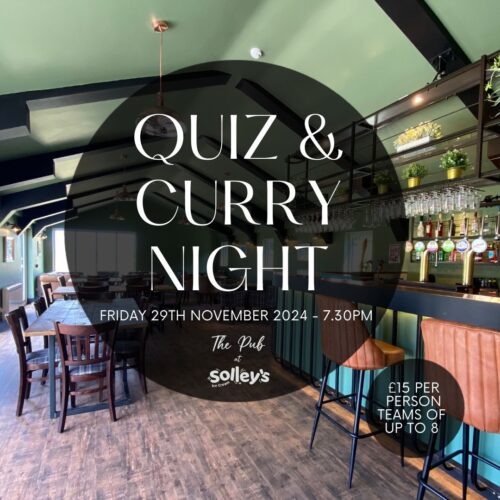 Solleys Quiz Curry Night