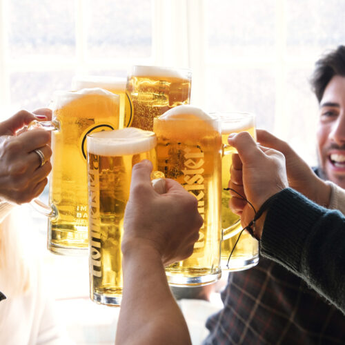 Steins of Beer Cheers