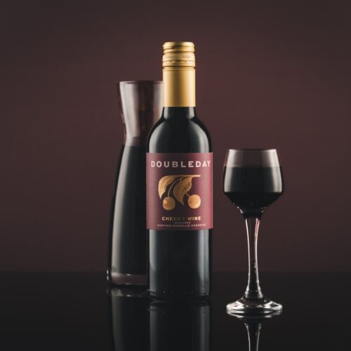 Stepstone Imaging Doubleday Wines Cherry Wine bottle glass decanter 2
