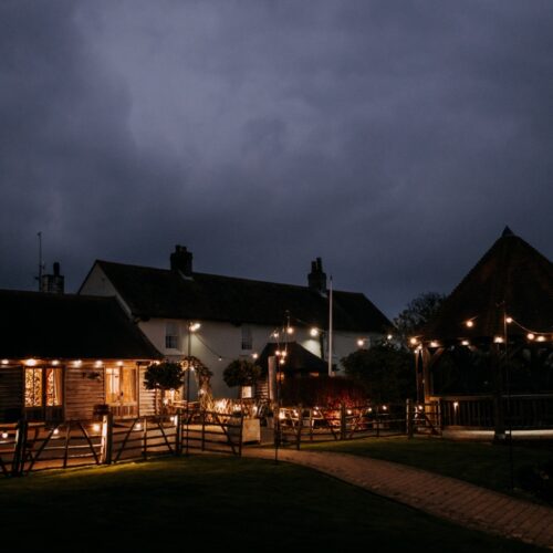 The Ferry House at night