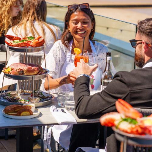 The Seafood Tower Experience is an impressive chilled tower