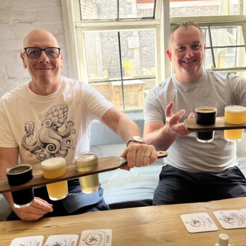 Tr Ales of the Unexpected Beer Walking History Canterbury Whitstable Deal Dover Pink Sep26