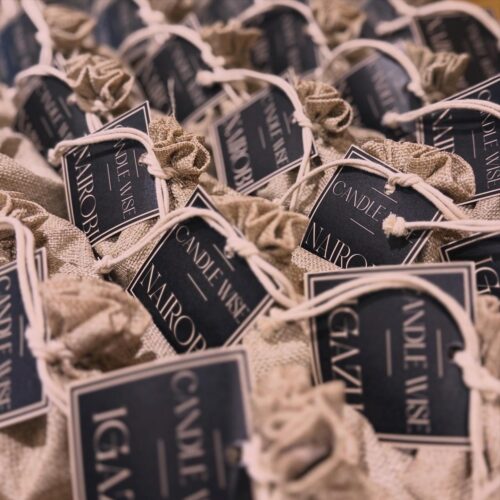 Candle wise packaging candles top