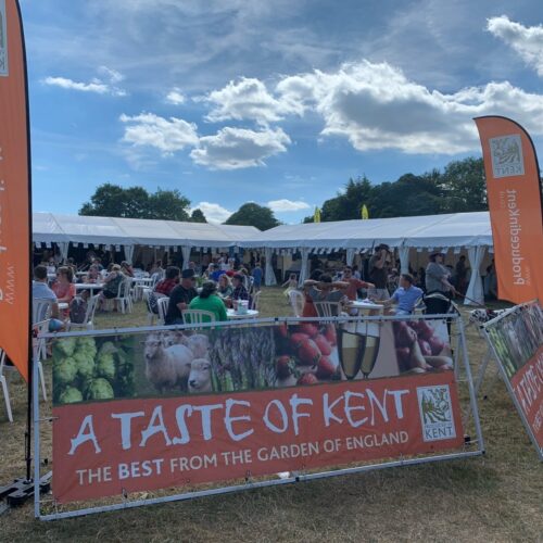 Kent county Show 2022 PinK Branding Area Flags