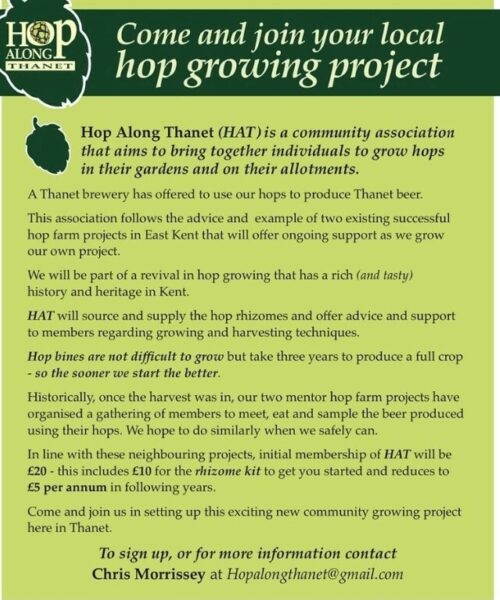 Hop Along Thanet Northdown Brewery