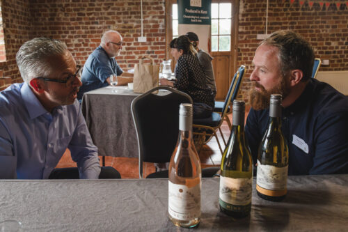 Stephen Clarke from Q Catering and Martyn Pollock of Nine Oaks. Photo Courtesy of stepstoneimaging.com