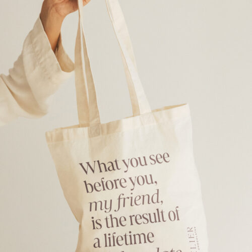 Atelier Chocolates workshop totes