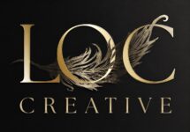 Luxurious metallic logo design