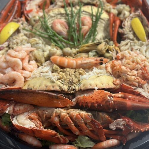 Seafoods Dressed crab platter